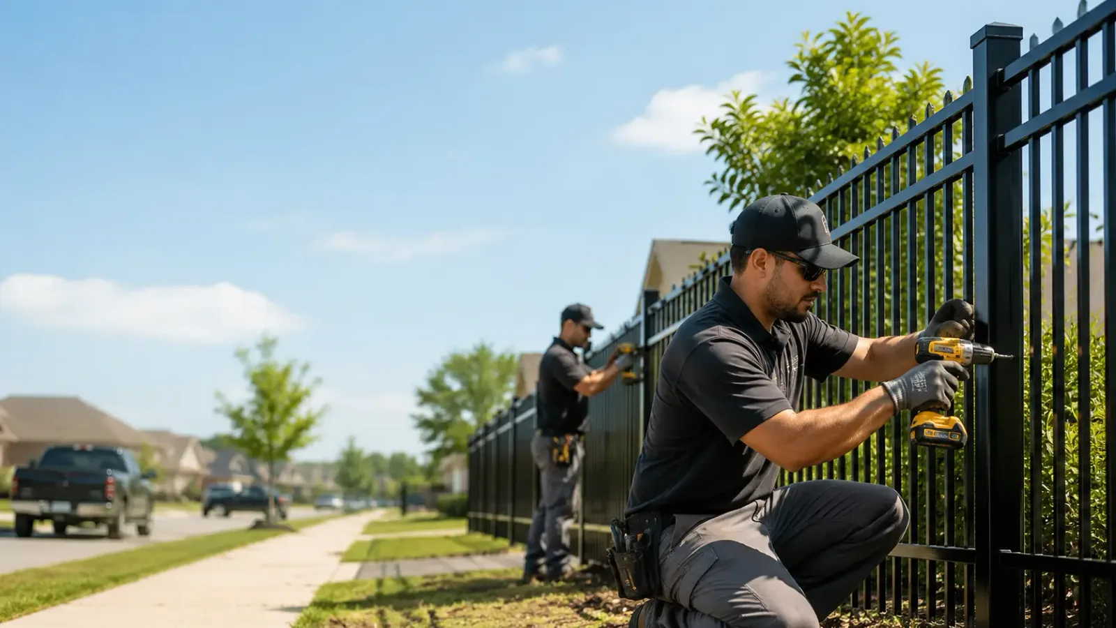 Metal Fence Installation in Crozier, VA
